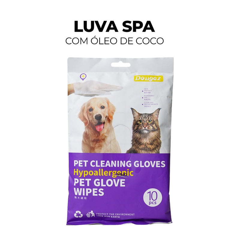 Luvas Higiênicas Banho a Seco PetGloves